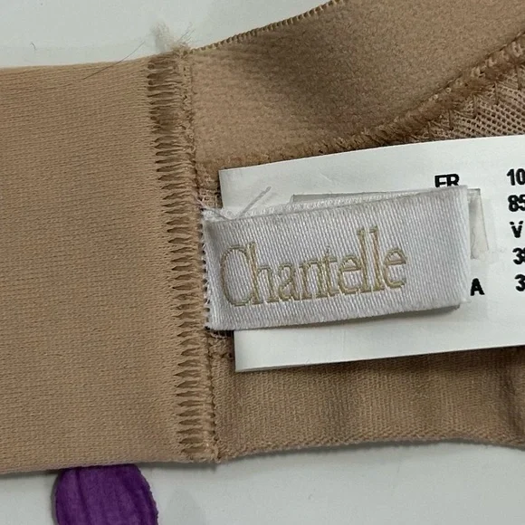 Chantelle Beige Spacer Underwire Bra 38DDD NWT - Picture 4 of 5